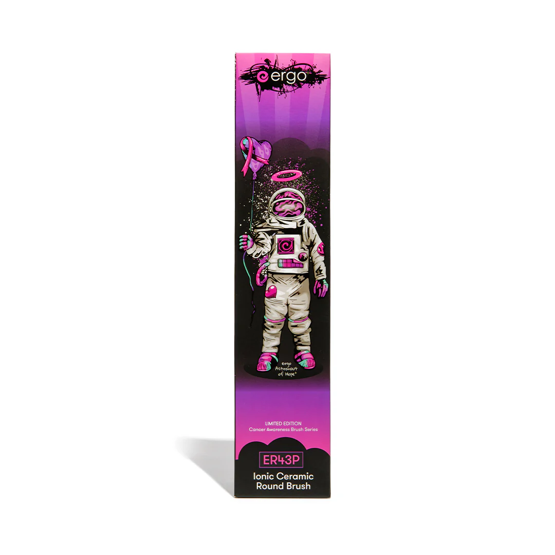Limited Edition ER43 "ALL PINK" Ionic Ceramic Round Brush - Image 2